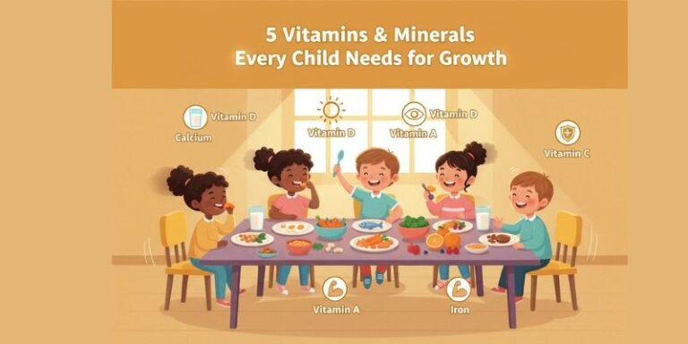 5 Vitamins & Minerals Every Child Needs for Growth