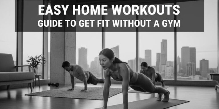 Easy Home Workouts: Guide to Get Fit Without a Gym